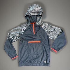 Under Armour Windbreaker Jacket Coat Hoodie Size Youth Kids Girls Sz Small